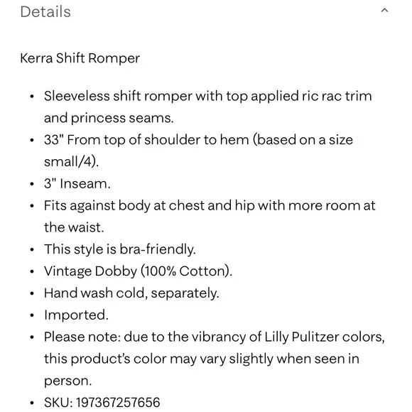 NWT Lilly Pulitzer romper 10 - Picture 2 of 8